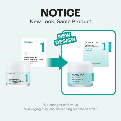 numbuzin No.1 Pantothenic B5 Active Soothing Face Cream 2.7 fl oz - Imperfect Box by This is Beauty US