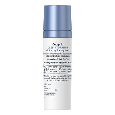 Cetaphil Deep Hydration 48 Hour Activation Hyaluronic Acid Serum 1 fl oz - New by This is Beauty US