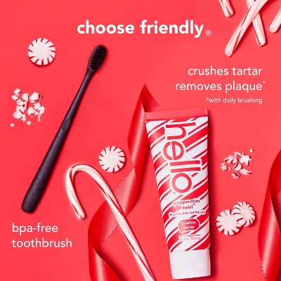 hello Holiday Home for the Holidays Toothpaste and Deodorant Travel Toiletry Bag Kit 5pc - New by This is Beauty US