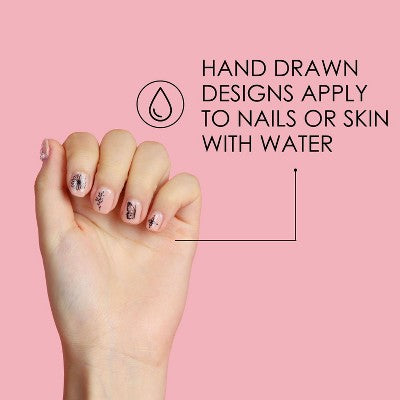 JAPONESQUE Nailed It! Art Kit. Inked By Dani Nail Art Tattoos 6pc - New by This is Beauty US