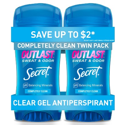 Secret Outlast Clear Gel Antiperspirant & Deodorant for Women 2.6oz/2pk - New by This is Beauty US