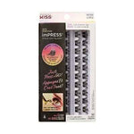 KISS Products imPRESS Press-On Self Adhesive Eyelashes Refill Curly 30ct - Imperfect Box
