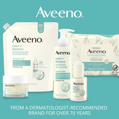 Aveeno Calm + Restore Redness Relief Moisturizing Cream 1.7 oz - Imperfect Box DestGlow