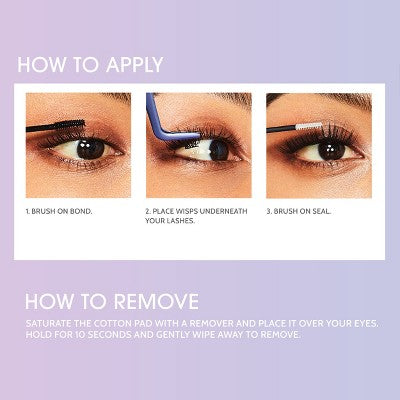 KISS Products Falscara Clear Band Lash Extension Kit 36ct - Imperfect Box DestGlow
