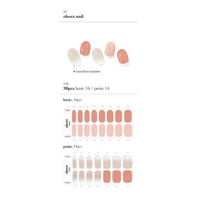Ohora Gel Design Line Nail Art Lovesome 30ct - New by This is Beauty US