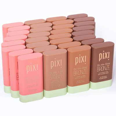 Pixi On The Glow Bronze Tinted Moisturizer Stick Bronzer Soft Glow 0.6oz - Imperfect Box by This is Beauty US