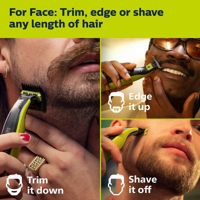 Philips Norelco OneBlade 360 Face Rechargeable Men&