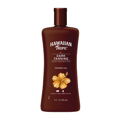 Hawaiian Tropic Dark Tanning Oil 8oz - Imperfect Container DestGlow