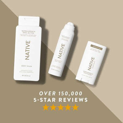 Native Sensitive Solid Deodorant for Men & Women Sandalwood & Shea 2.65oz - New by This is Beauty US