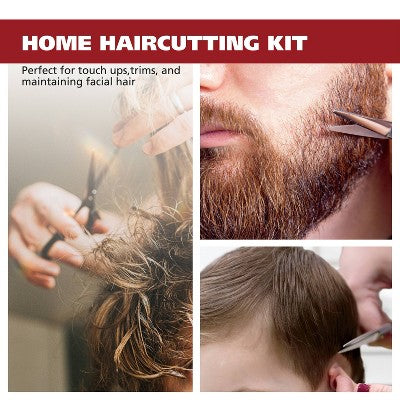 Wahl Haircutting Scissors and Accessory Kit with Shears, Blade Guard, Spray Bottle, Comb, Neck Duster & Cape - New by This is Beauty US