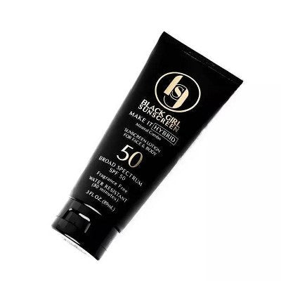 Black Girl Sunscreen Make it Hybrid with Zinc and Lavender Sunscreen SPF 50 3 fl oz - Imperfect Container DestGlow