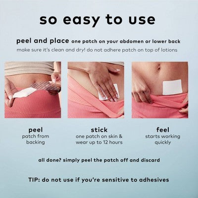 The Good Patch Cycle Plant-Based Vegan Wellness Patch 4ct. - New - DestGlow