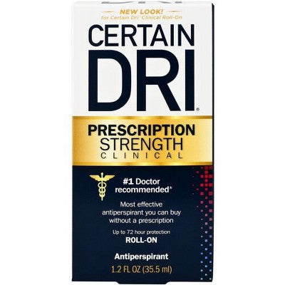 Certain Dri Prescription Strength Clinical Anti-Perspirant Roll- On 1.2Oz - New by This is Beauty US