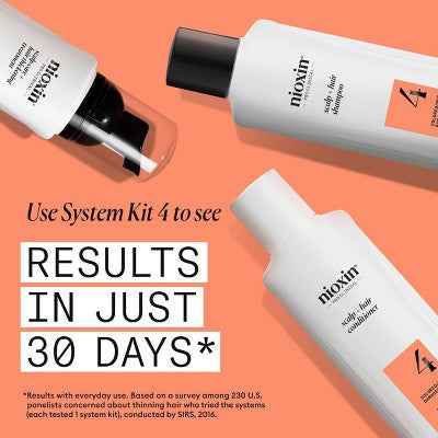 Nioxin System 4 Shampoo Cleanser 10.1 fl oz - New