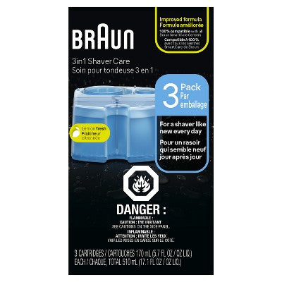 Braun Clean & Renew Refill Cartridges for Clean & Charge Systems CCR 3pk - Imperfect Box by This is Beauty US