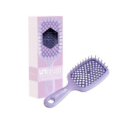 UNBrush Detangling Hair Brush Lilac Light Purple - Imperfect Box by This is Beauty US