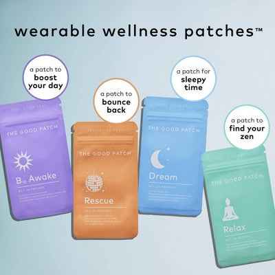 The Good Patch The Essentials Plant-Based Vegan Wellness Patch 12ct - New