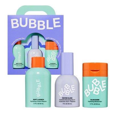 Bubble Skincare Hydro Heroes 3-Step Hydration Routine Kit - Imperfect Box DestGlow
