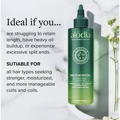 Alodia Nourish and Grow Healthy Hair and Scalp Oil 8.5 fl oz - Imperfect Container by This is Beauty US