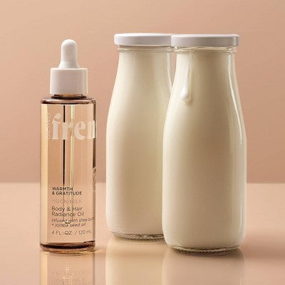 Being Frenshe Radiance Oil Moon Milk 4 fl oz - Imperfect Container DestGlow