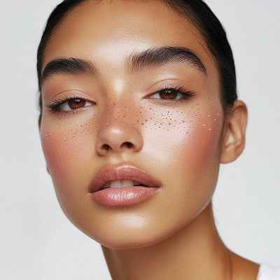 Fazit Rose Gold Glitter Freckle Makeup Patches - New