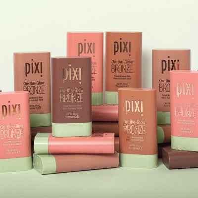 Pixi On The Glow Bronze Tinted Moisturizer Stick Bronzer Warm Glow 0.6oz - Imperfect Box