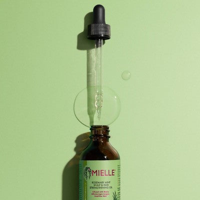 Mielle Organics Rosemary Mint Scalp & Strengthening Hair Oil 2 fl oz - Imperfect Container by This is Beauty US