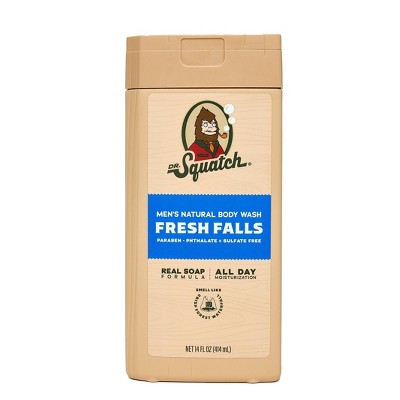 DR. SQUATCH Men Natural Non-Exfoliating Body Wash Fresh Falls 14 fl oz - New by This is Beauty US