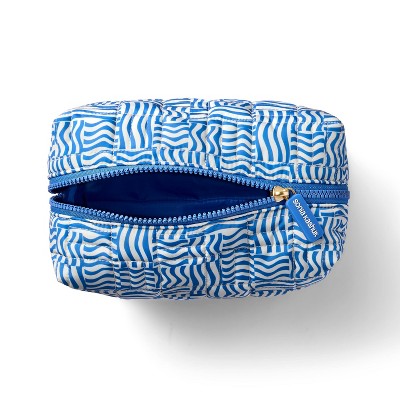 Sonia Kashuk Loaf Travel Makeup Bag Blue Wave - New by This is Beauty US