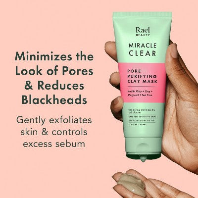 Rael Miracle Clear Pore Purifying Kaolin Clay Face Mask 3.4 fl oz - New by This is Beauty US