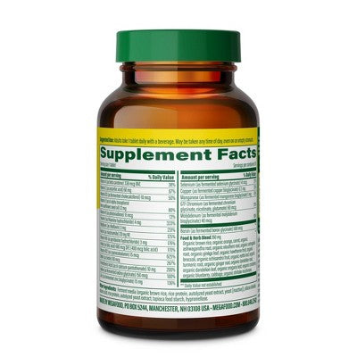 MegaFood Mens Multivitamin 40+ Immune Support 30ct - New DestGlow