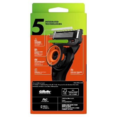 Gillette Labs Mens Special NFL Bengals Edition Shaving Razor with 4 Refills and Magnetic Stand - New by This is Beauty US