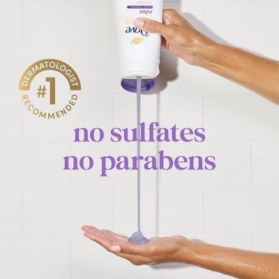 Dove Relax Body Wash Pump Lavender & Chamomile 24hr Lotion-Soft Skin 30.6 fl oz - Imperfect Container by This is Beauty US