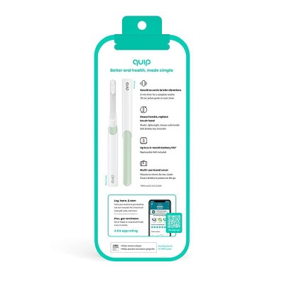 quip Sonic Electric Toothbrush Sage - Imperfect Box by This is Beauty US