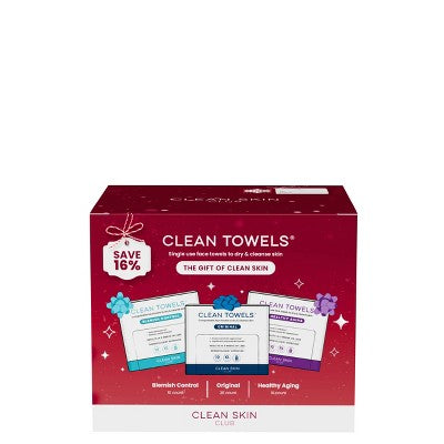Clean Skin Club Towels Holiday Gift Set - New by This is Beauty US