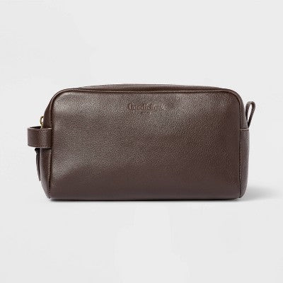 Leather Dopp Kit Handbag Goodfellow & Co - New by This is Beauty US