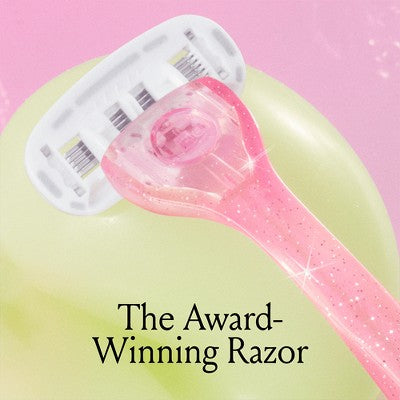 Billie Handle with Magnetic Holder Women 5 Blade Refills Reusable Razor - New by This is Beauty US