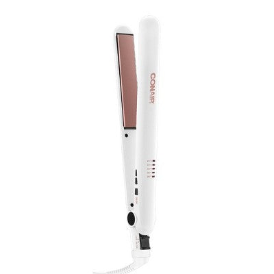 Conair Double Ceramic Flat Iron White 1" - Imperfect Box by This is Beauty US