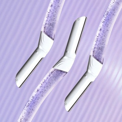 Billie Sparkle Dermaplaning Starter Kit Reusable Handle + 3 Refill Blades - Imperfect Box by This is Beauty US