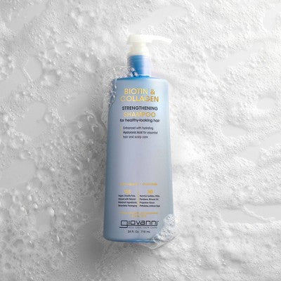 Giovanni Biotin & Collagen Strengthening Shampoo 24 fl oz - Imperfect Container by This is Beauty US