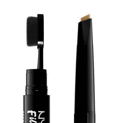 NYX Professional Makeup Fill & Fluff Eyebrow Pomade Pencil Taupe 0.007oz - Imperfect Box by This is Beauty US