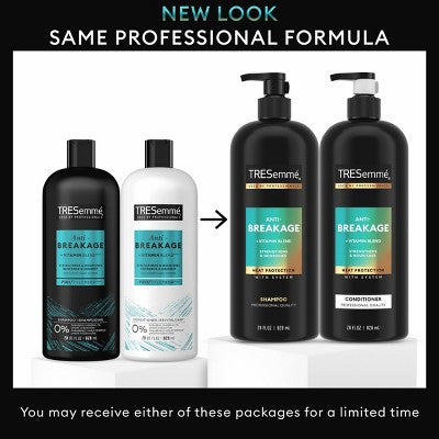 Tresemme Anti-Breakage Shampoo & Conditioner for Brittle or Weak Hair 56 fl oz/2pc - Imperfect Box by This is Beauty US