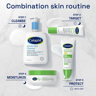 Cetaphil Daily Face Moisturizer Sunscreen SPF 50 1.7 fl oz - Imperfect Box