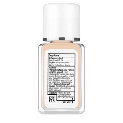 Neutrogena Skin Clearing Oil-Free Liquid Foundation with Salicylic Acid 30 Buff 1 fl oz - Imperfect Container by This is Beauty US