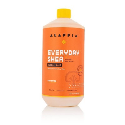 Alaffia EveryDay Shea Bubble Bath Unscented 32 fl oz - New by This is Beauty US