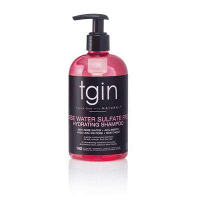 TGIN Rose Water Sulfate-Free Hydrating Shampoo 13 fl oz - Imperfect Container by This is Beauty US
