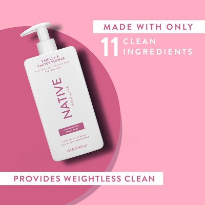 Native Fall Seasonal Vanilla & Cactus Flower Volumizing Shampoo 16.5 fl oz - Imperfect Container by This is Beauty US