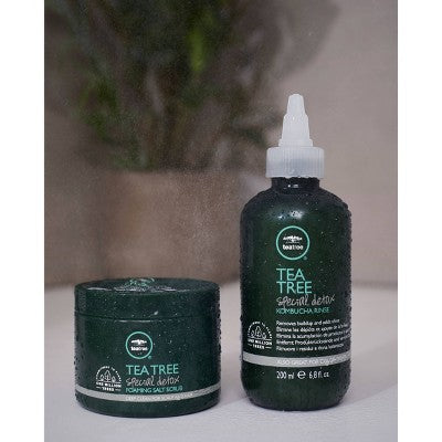 Tea Tree Special Detox Foaming Salt Hair Scrub 6.5oz - New - DestGlow
