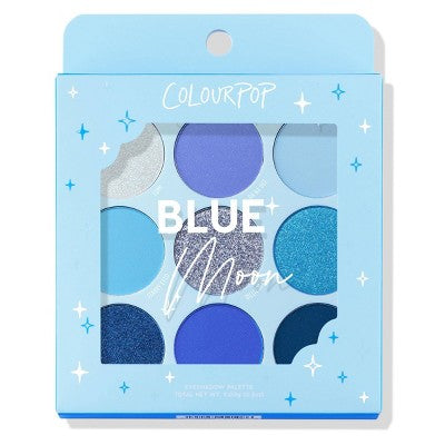 ColourPop 9-Pan Eyeshadow Palette Blue Moon 0.3oz - Missing Box by This is Beauty US