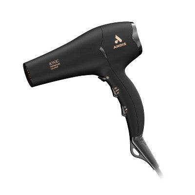 Andis Pro Dry Soft Grip Tourmaline Ionic Ceramic 1875W Hair Dryer Black - Imperfect Box by This is Beauty US